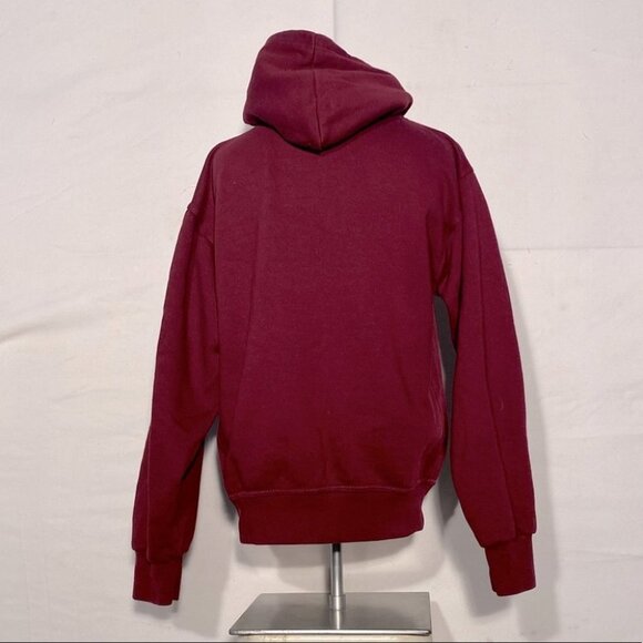 Vintage Burgundy Banff Canada Hoodie S - Picture 4 of 9